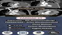 برگزاری ژورنال کلاب با عنوان مقاله Cardiac CT