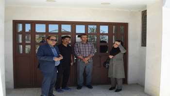 بازدید دکتر رزیتا هدایتی معاونت فرهنگی و دانشجویی دانشگاه از خوابگاه امید